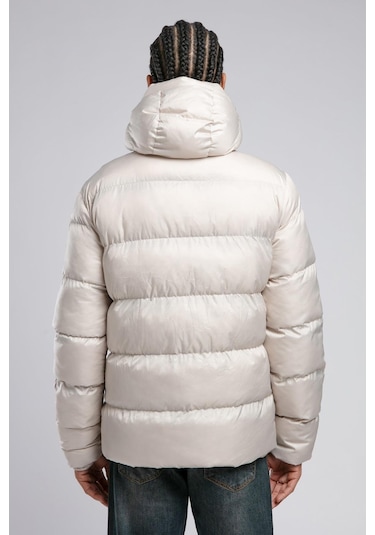 Lee Cooper Monce Erkek Kapüşonlu Mont Bej-20505 Bej