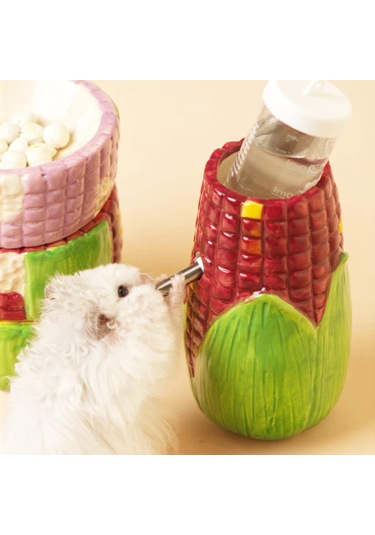 Homyl Küçük Evcil Hayvan Içme Şişesi Tutucusu Chinchilla