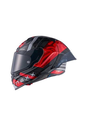Nexx X.r3r Swırl Karbon Kırmızı Kask Kırmızı