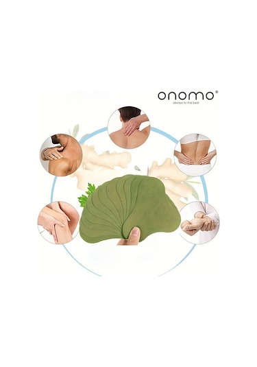 Onomo Health Sırt Omuz Bel Boyun ve Fıtık için Bitkisel Isıtmalı Fizik Yakı Bandı 10 Adet