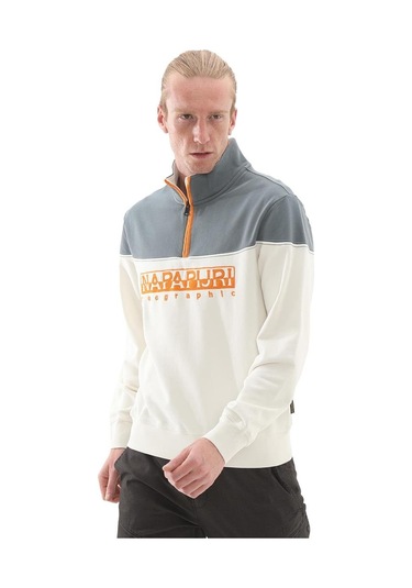 Napapijri B-saturnia Hz Sweatshirt - Np0a4ıchn1a1-10237 Beyaz