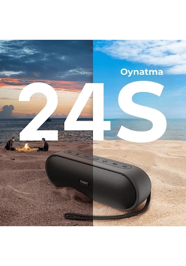 Tribit Xsound Plus 2 30w 24 Saat Oynatma Süresi Ipx7 Su Geçirmez Taşınabilir Bluetooth Hoparlör Mavi