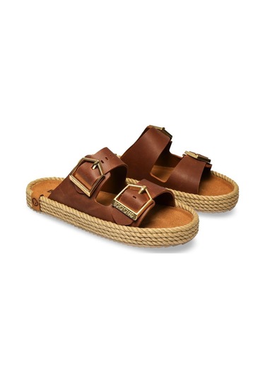 Bohonomad Sydney Kadın Terlik - Crazy Cognag