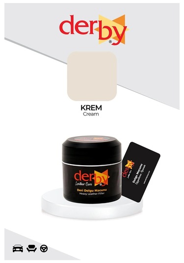 Derby Krem Deri Çatlak Giderici Dolgu Macunu 50gr