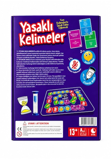 Yasaklı Kelimeler Kutu Oyunu Tabu Xxl