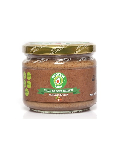 Protein Farm Sade Badem Ezmesi Yerli Üretim 250 G