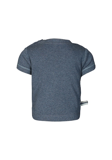 Organicera Organik Kısa Kollu Tshirt,Indıgo Melanj Çok Renkli