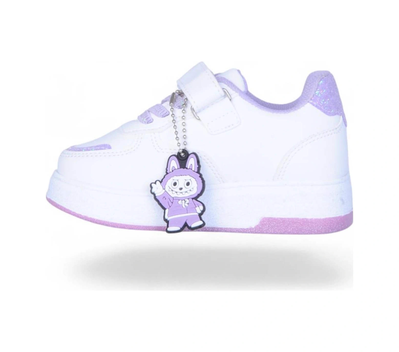 Prokids 4011 Byz-lila Kız Çocuk Sneaker Spor Ayakkabı Beyaz