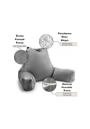 Tv Yastık Yatak Yastığı Dinlenme Yastığı Bel Sırt Destekli Yastık