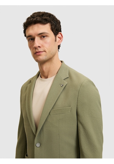 Cacharel Haki Slim Fit Ceket Yesıl