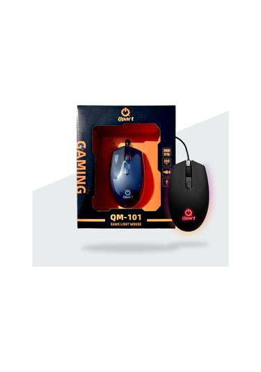 Qpart QM-101 Usb Rainbow Işıklı Oyuncu Mouse