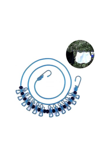 Ganzhoushop Taşınabilir Seyahat Çamaşır İpi, Ayarlanabilir Elastik Seyahat Kamp Geri Çekilebilir Çamaşır İpi Açık Ve Kapalı Alan Kullanımı İçin Çok Renkli