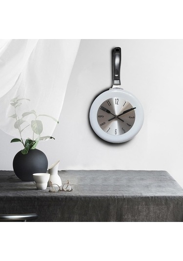 Pazly Tavası Suntek Sevimli Sanat Saati Kızartma Inç Duvar Beyaz Beyaz 8 Rm Çok Renkli