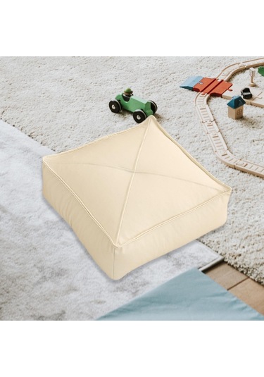 Suntek Magideal Yer Minderi Kare Açık Veranda Ofis Koltuğu Oturma Bej