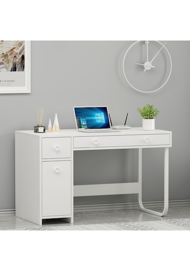 Çm002 Asil Çalışma Masası - Beyaz