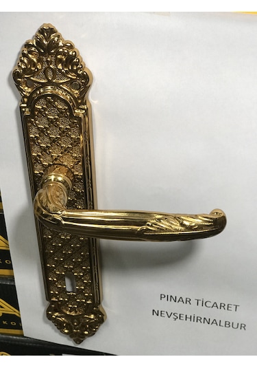 Eskitme Kapı Kolu Sarı 1 Kapılık Çift