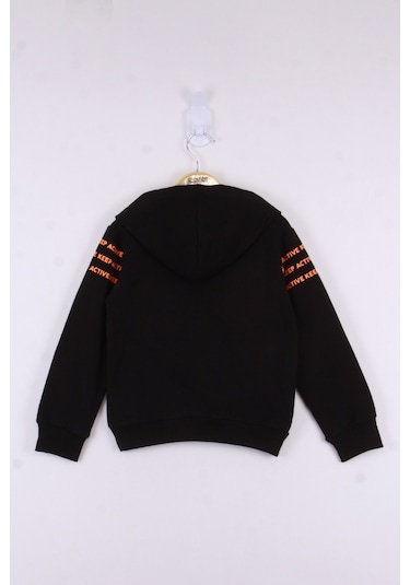 Toontoy Erkek Çocuk Keep Active Baskılı Sweatshirt Siyah