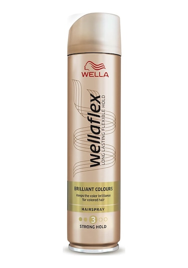 Wella Wellaflex Boyalı Saçlar için Güçlü Tutuş Saç Spreyi 250 ML