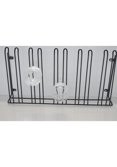 Siyah 5 Bölmeli Bar Kadehlik Bardaklık