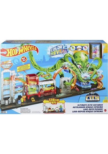 Hot Wheels Ahtapot ile Araba Yıkama Seti  Gtt96