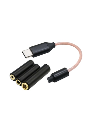 Suntek 3'ü 1 Arada Ses Kablosu Kompakt Taşınabilir Saf Usb C