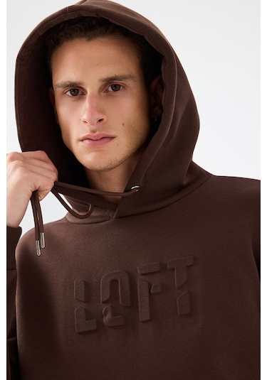 Loft Erkek Sweatshirt Lf2041392 Kahverengi