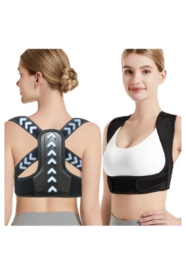 Erkek Dik Duruş Korsesi Duruş Düzeltici Bel Sırt Omuz Korsesi