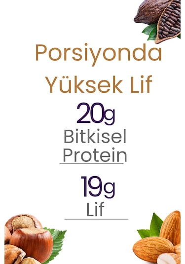 Meyveli Kakaolu & Fındıklı Protein Topları 110gr X3 Adet