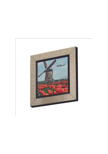 Hollanda Görseli Baskılı Mdf Magnet 7x7 190
