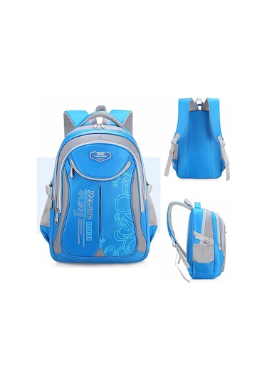 Siyah Çocuk Okul Çantaları Gençler Erkek Kız Oxford Su Geçirmez Okul Çantası İçin Güvenlik Yansıtıcı Sırt Çantası S