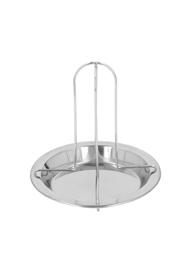 Wezone Dışarıda Kamp İçin Çelik Pişirme Tepsisi, Anti Yapışkan, Dikey Tavuk Pişirici, Alttan Sızıntı Önleyici, Taşınabilir Ve Sağlıklı