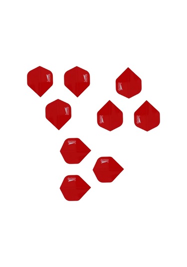 60 Adet (20 Set) Dartsan Dart Flight-Flayt. Kırmızı. 100 Micron P