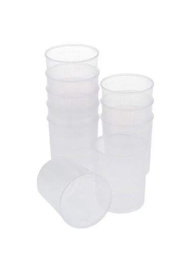 10 Adet 100 Ml Ölçüm Kabı Silikon Kalıp Dıy Takı Ölçeği Reçine Tutkal Araçları