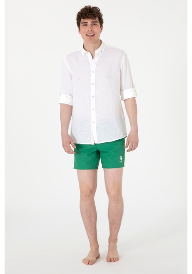 U.s. Polo Assn. Erkek Yeşil Deniz Şortu 50300020-vr054 Yesıl