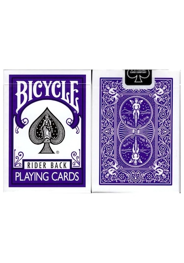 Bicycle Standart Index Mor Rider Back Oyun Kağıdı Kartları