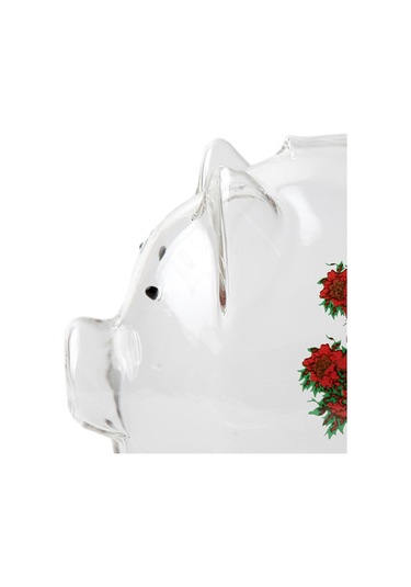 Suntek Cam Domuz Heykelcik Masaüstü El Sanatları Çocuklar