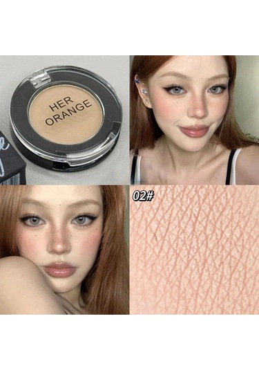 Tek Renkli Mat Beyaz Göz Farı Astar Makyaj Kalıcı Pürüzsüz Giymek Kolay Doğa 02 01