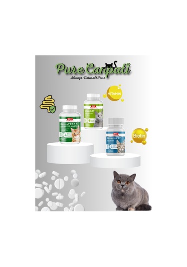 Purecanpati Kedi Multivitamin Biotin Dermacat Seti