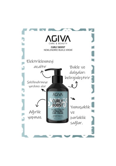 Curly Boost Durulanmayan Nemlendirici Bukle Kremi - 250ml
