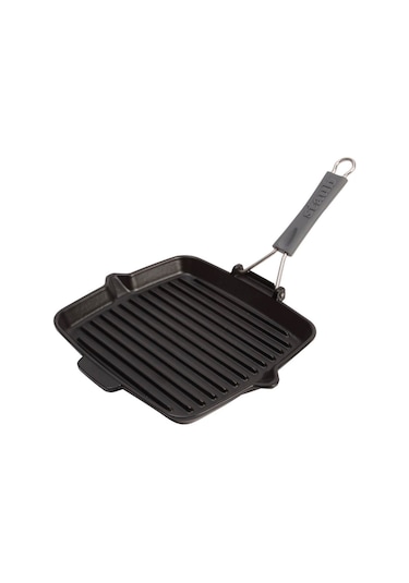 Staub 405093440 Döküm Izgara/Katlanir Sapli Siyah