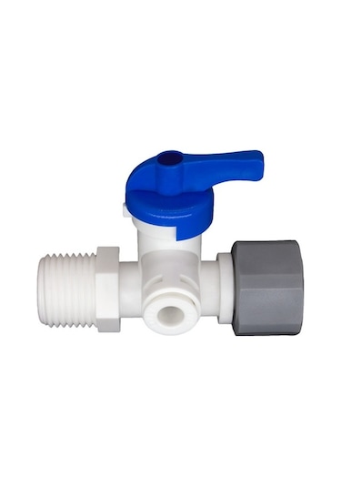 Su Arıtma 1/2" Hat Alma Aparatlı - 1/4" Vanalı Plastik Kombo