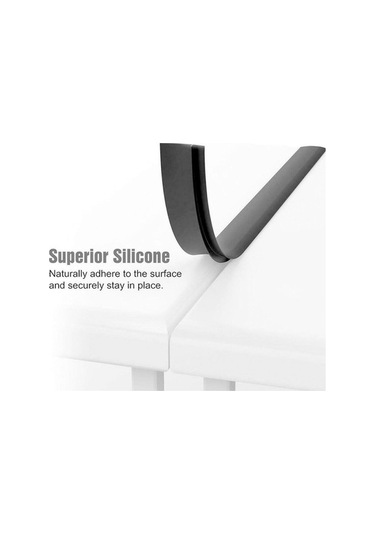 Pazly Isıya Dayanıklı Soba Boşluk Kapağı Mutfak Contaları Dolgusu 25inch Siyah