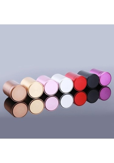 Novahub Paslanmaz Çelik Mini Çay Kahve Depolama Tankı Konteyner Çay Kutusu Mutfak Aksesuarları Mor Mor