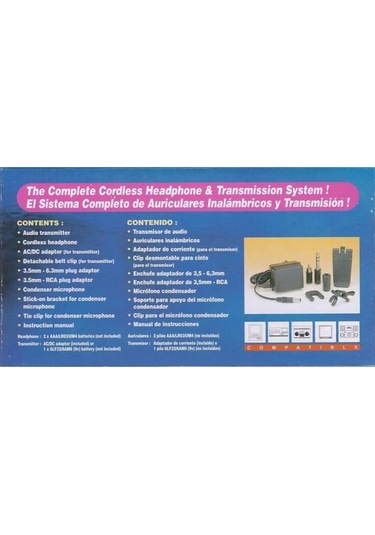 Porta Sound 2000 Kablosuz Kulaklık Ses Dinleme Cihazı