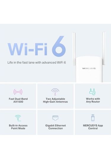 Mercusys MR60X AX1500 1000 Mbps Wi-Fi 6 Router