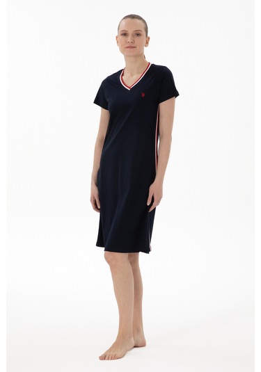 U.S. Polo Assn. Kadın Lacivert Gecelik 50312841-VR033