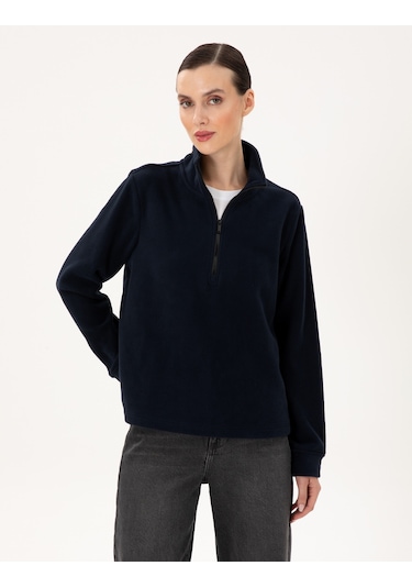 Pierre Cardin Kadın Lacivert Sweatshirt 50300846-vr033 Lacivert