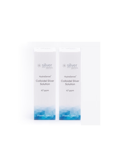 Silverbiotics 47PPM Hydrasense Kolloidal Gümüş Suyu 2 x 500 ML