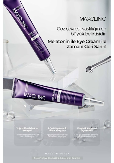 Maxclınıc Hyalüronik Yorgunluk Time Return Eye Cream