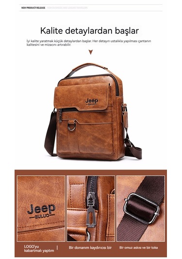 Büyük Kapasiteli Erkek İş Gündelik Kombin Çantası-kahverengi Kahverengi